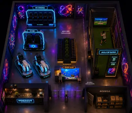 Planet Revo — layout de los módulos
